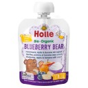 Holle BIO augļu biezenis melleņu, ābolu un banānu ar jogurtu Blueberry Bear, zīdaiņiem no 8 mēn. 85g